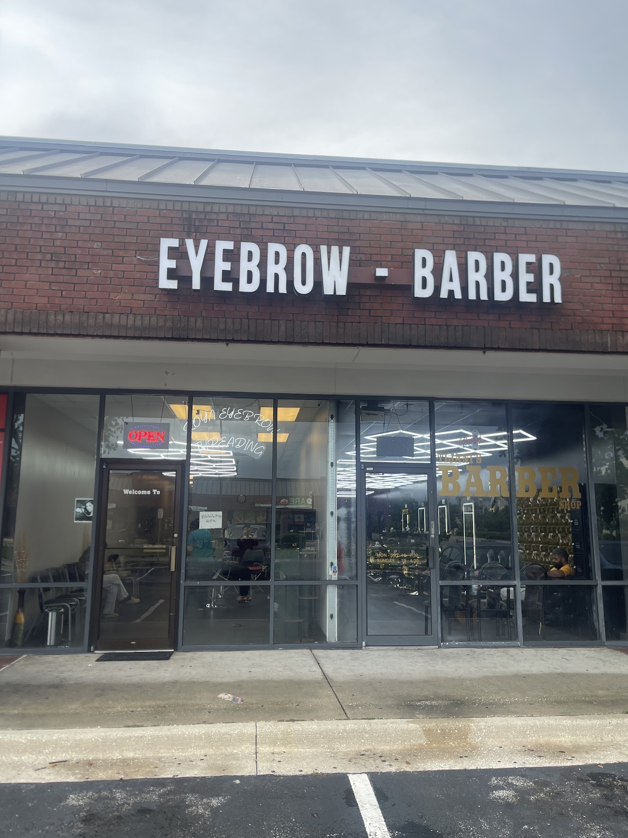 Hair styling at Looks Beauty Salon